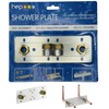 hep® Shower Plate SP8 Concealed Fixing for Exposed BAR Valve