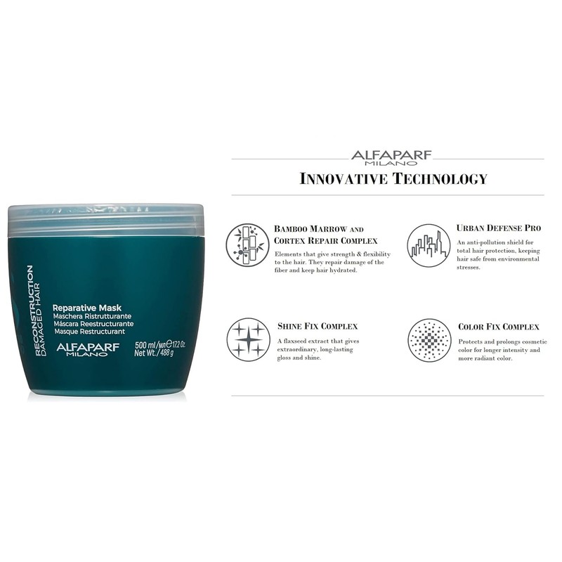Alfaparf Milano Semi Di Lino Reconstruction Reparative Mask 500ml