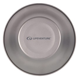 Lifeventure Superlight Titanium Camping Bowl With Storage Pouch – Ultra Lightweight Ideal For Camping Or Travel, Silver