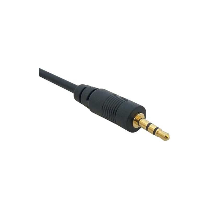 Basicest 2.5mm TRS (Male) 3.5mm TRS (Female) Audio Cable (20cm)