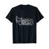 Euphonium Euphoniumista Marcia Sinfonica Banda Musicale Maglietta