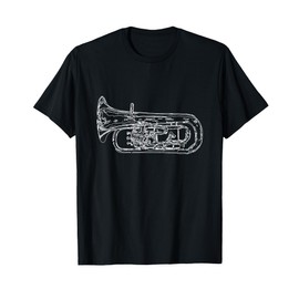 Euphonium Euphoniumista Marcia Sinfonica Banda Musicale Maglietta