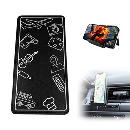 UrbanPulse Freely Bendable, Foldable, Smartphone Holder, Multi-functional Smartphone Stand, Fully Transformed, Free Angle, Cell Phone Holder, Bull Tablet Stand, For Travel, Home, Airplane, Car (Black)