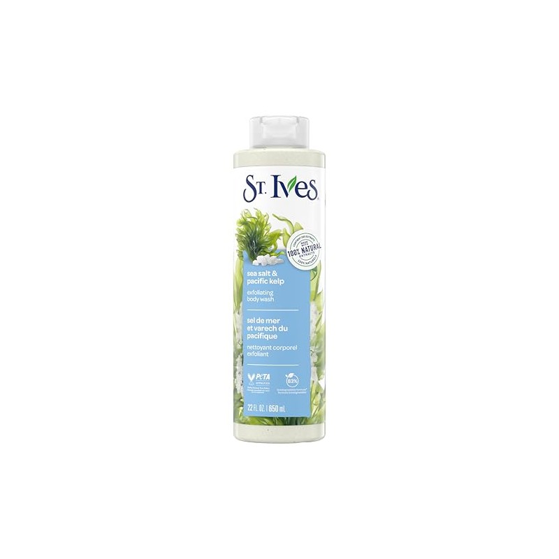 St Ives Body Wash Sea Salt Pacific Kelp 4P 22oz