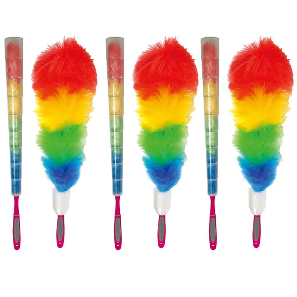 WBM Care Microfiber Duster for Cleaning, Multicolor Dust Cleaner - 3 Count