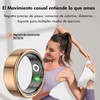 2one Anillo Inteligente Hombre Mujer, Smart Ring Fitness Tracker Resistente