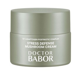 DOCTOR BABOR Microbiomic Stress Defense Mushroom Face Cream (50ml) - Vegan Antioxidant Moisturiser - Professional Face Care to Strengthen Skin Barrier
