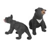 5pcs Black Bear Figure Toys Realistic Wild Animals Bear Action
