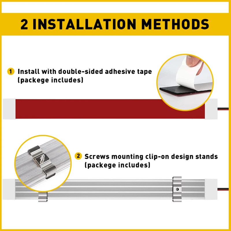 OXILAM 2Pack 12V RV Led Ceiling Dome Light LED Interior