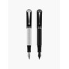 Majohn P138 Piston Fountain Pen Extra Fine Nib, Black Octahedral
