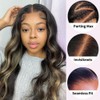KLAIYI Pre Everything 13x4 Glueless Lace Front Wigs Human Hair