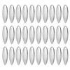 PATIKIL 50 Pack 1x0.3" Fishing Lure Blades Willow Leaf Lure