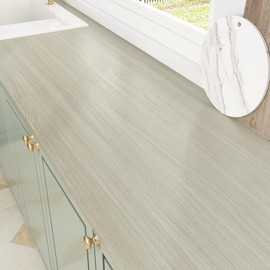 EPPKILY Grey Green Wood Contact Paper Peel and Stick Countertops Thicken Wood Grain Contact Paper Waterproof Self Adhesive Wooden Wallpaper for Walls Table Wrap Counter Top Covers Liner 15.7"×78.7"