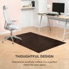 Anji Mountain Office Chairmat Thickest & Sturdy Bamboo Chairmats Highly