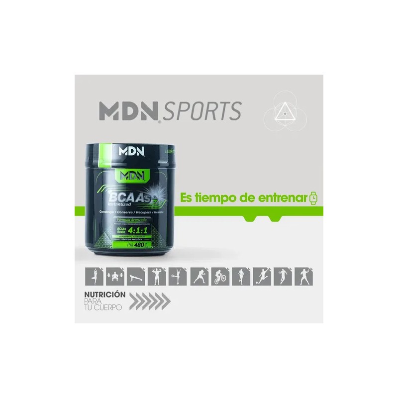 Bcaas+ Beta-alanina Suplemento Instantized 480g Mdn Sports