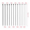 Vogueing Tool Single Pointed Knitting Needles 2Pcs/Set 35CM Long Knitting