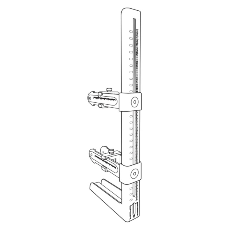 M4TEC Adjustable Door Handle Jig Drill Guide - H-JIG Cabinet