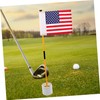 Sosoport Checkered Golf Flags for Practice Durable Mini Putting Green
