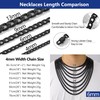 Prosteel Stainless Steel Necklace Chains Eboy Chain Man Trendy Jewelry