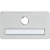 MARCHESI Spy Name Plate with 14mm Bore Anodised Silver