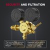 ARCCAPTAIN Nitrogen Regulator with 0-600 PSI, CGA580 Inlet Connection and