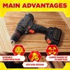 Keyless Drill Chuck SDS Adapter - 1/2-20 UNF Drill Chuck