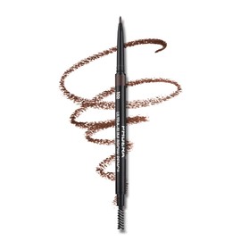 PHOERA Eyebrow Pencil with Brush Ultra-Slim Eyebrow Pencil with Brow Brush Precise Natural-Looking Brows Long Lasting Drawing Eye Brow (102#Soft Brown)