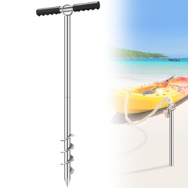 GADFISH Boat Anchor, 30.7-inch Stowable Shallow Water Anchor, Boat Anchor Kit for Dive Beach, Kayak Anchor Trolley Kit, Boat Fixing Accessories