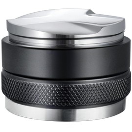 53mm Adjustable Coffee Distributor & Tamper, Dual Head Coffee Leveler, Compatible with 54mm Breville Portafilter, 2-in-1 Espresso Hand Tamper with Adjustable Depth