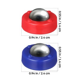 TOYANDONA Mini Rondelle Set Di Pale 16 Pezzi Rotoli Di Set Di Tavolette Mini Rondelle Di Ricambio Set Di Pale Per Set Di Curling Da Tavolo Accessori Da Tavolo