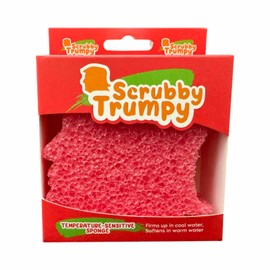 AmericansSouvenir Scrubby Trumpy - 2 Pack (Money Green & Republican Red) - CLEANING BRUSH - Nylon & Plastic - Kitchen & Bathroom