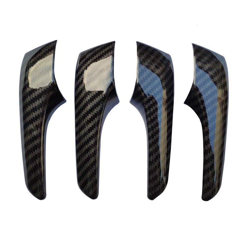 ruihe 4pc Carbon Fiber Color Inner Door Open Handle Cover