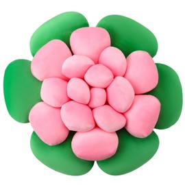 ZerzSemp 3D Flower Pillow – Velvety Plush Decorative Plant-Inspired Cushion for Chair, Couch, or Bed – Cute Throw Pillow for Home & Garden Decor, Gift for Plant Lovers, 40cm/15.8inch ﻿