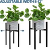 Soporte para macetas de flores, soporte ajustable para plantas, soporte