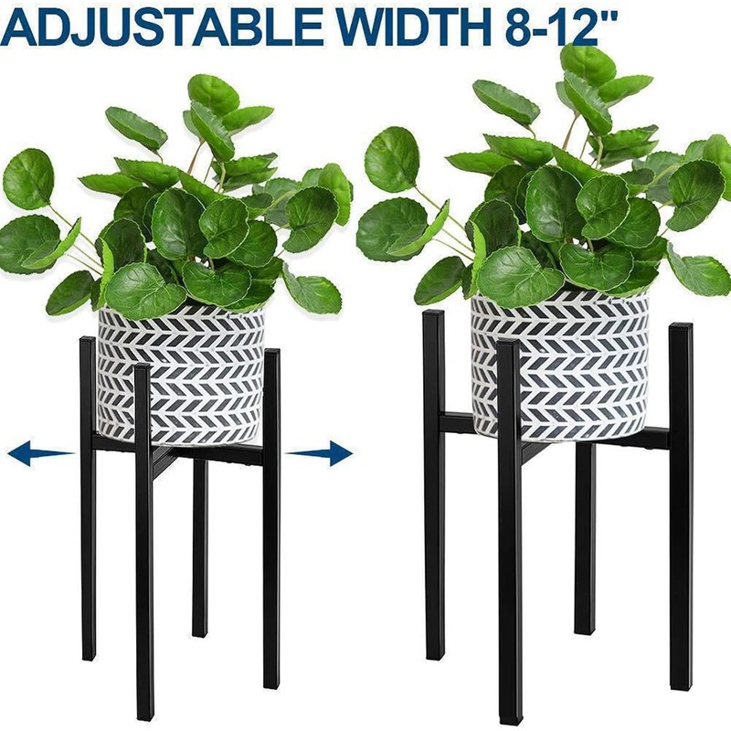 Soporte para macetas de flores, soporte ajustable para plantas, soporte