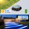 Quntis 6-Pack Solar Deck Lights, IP65 Waterproof Solar Pathway Lights,