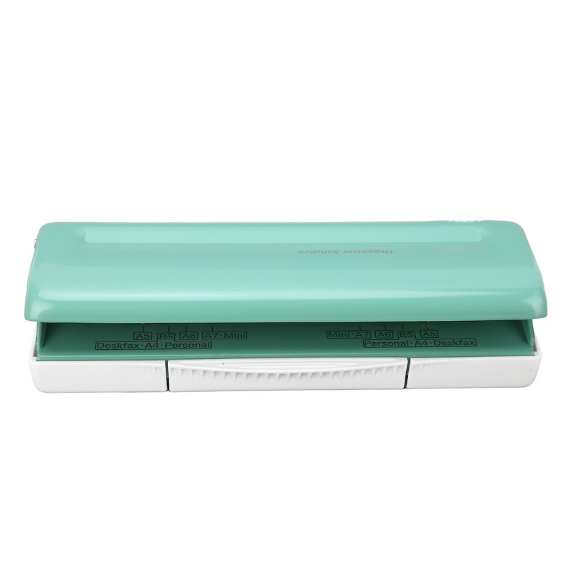 6 Hole Paper Puncher Spacing Adjustable Planner Hole Puncher for