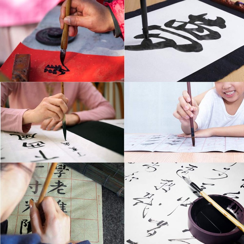 Tgoon Chinese Japanese Calligraphy Set Calligraphy Set 30×20×6 Brush Calligraphy