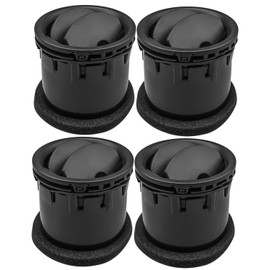4 PCS Front Dashboard Air Conditioning AC Heater Vent Compatible with Ford F150 2004 2005 2006 2007 2008, Replaces 8L3Z-19893-BA 8L3Z19893BA Black