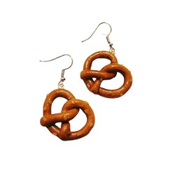 Salty Pretzel Earrings