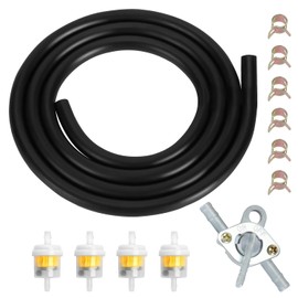 XIKOBY 3/16 Inch ID Fuel Line, 3.28FT 5/16" OD Gas Line Hose Compatible with 110cc 125cc Tao tao Coolster Kazuma Baja 50cc 70cc 90cc 150cc 250cc Chinese ATV Quad 4 Wheeler Go Kart Pit Dirt Bike Parts