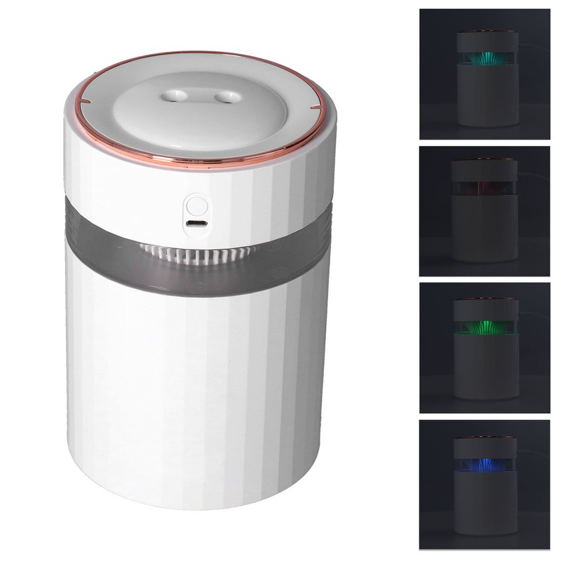 Humidifier Large Capacity Portable 900ml Mute Double Spray Design Desktop