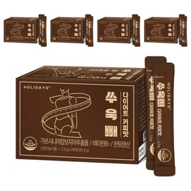 Holidays Soukppe Diet Coffee Flavor 28 packets, 92.4g, 5 pcs / 홀리데이즈 쑤욱빼 다이어트 커피맛 28포, 92.4g, 5개