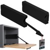KOTARBAU Flap Fitting Bar Compartment Black 259 mm Construction Plastic