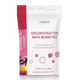 Sea Salt Fizzy Deconstructed Sleeping Beauty Bath Bomb – 14oz Bath Fizz – Infused with Natural Oils for Deep Relaxation (Peppermint)