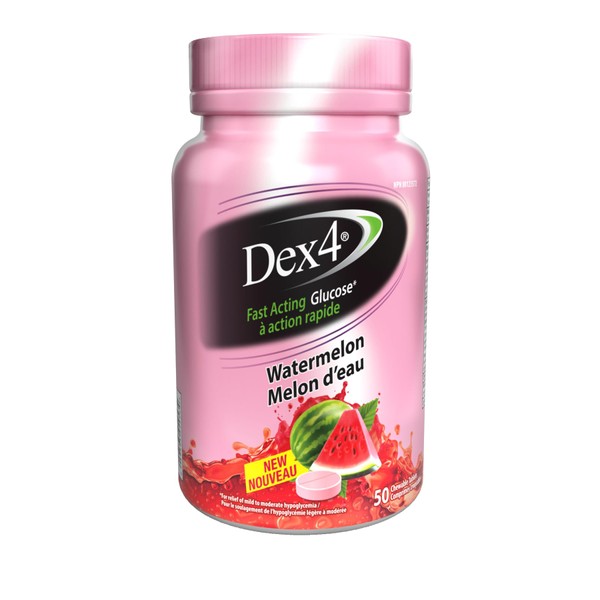 Dex4 Dex4 Glucose Tablets, Watermelon, 50 Count Bottle, Each Tablet