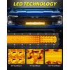 20 Inch Amber LED Light Bar, AKD Part 150W Spot