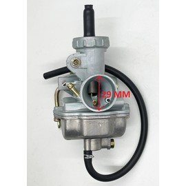 KDSG PZ16 Carburetor with Extended Metal Hand Choke Lever for Kazuma 50cc-110cc 4 stroke ATVs Scooters, Mopeds, Dirt Bikes, and Go Karts, PZ16 Long Lever Carb