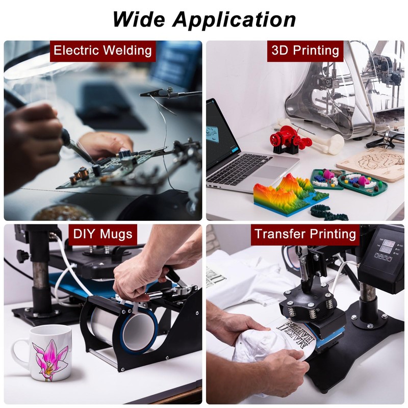 QUARKZMAN 2 Rolls Heat Tape High Temperature Heat Resistant Tape