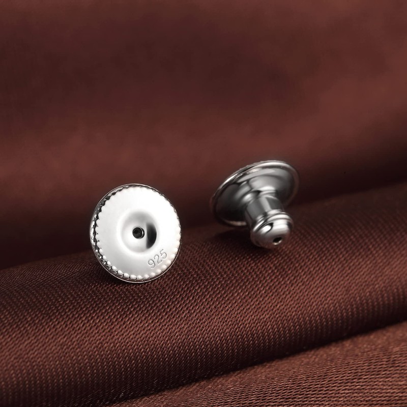 Earring Backs Flat Earring Backs Locking Secure Earring Backs for
